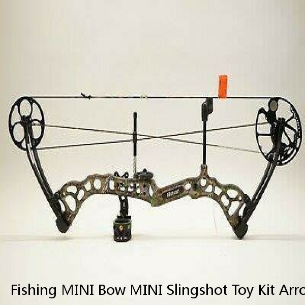 Fishing MINI Bow MINI Slingshot Toy Kit Arrows Right Hand Archery Hunting Bow