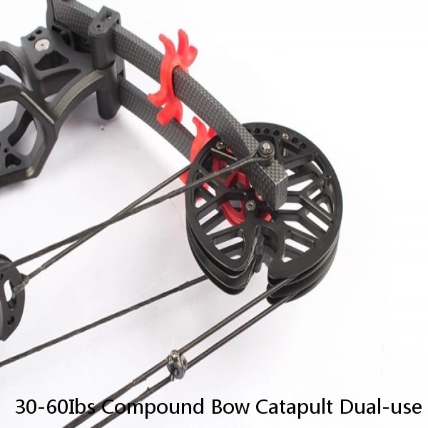 30-60Ibs Compound Bow Catapult Dual-use Steel Ball Left Right Hand Hunting M109E