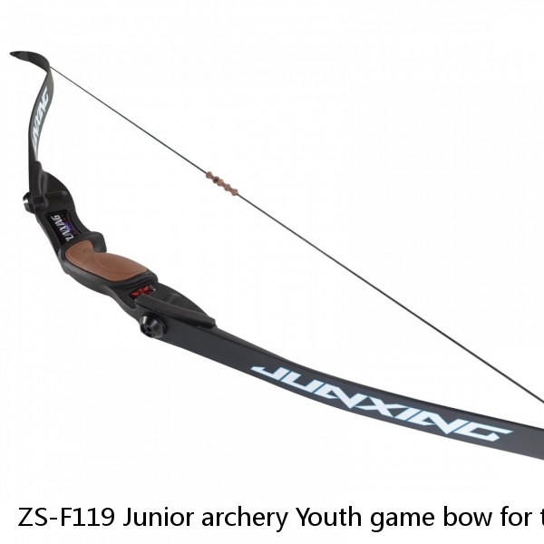 ZS-F119 Junior archery Youth game bow for teenagers take down kids Recurve bow for children practice with Strong Nylon riser