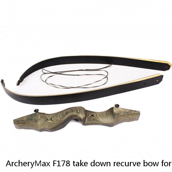 ArcheryMax F178 take down recurve bow for hunting laminated Limbs Wooden Riser