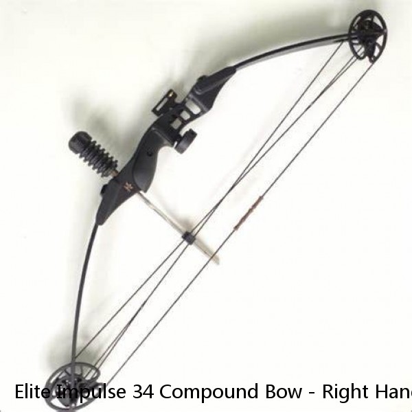 Elite Impulse 34 Compound Bow - Right Hand - Full Setup - 62lb 29.5