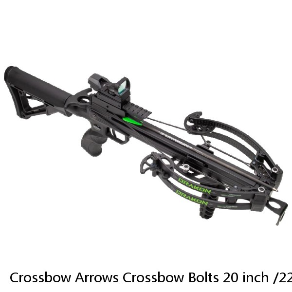 Crossbow Arrows Crossbow Bolts 20 inch /22 inch Hunting Archery Crossbow Carbon Arrows with 4 inch Vanes