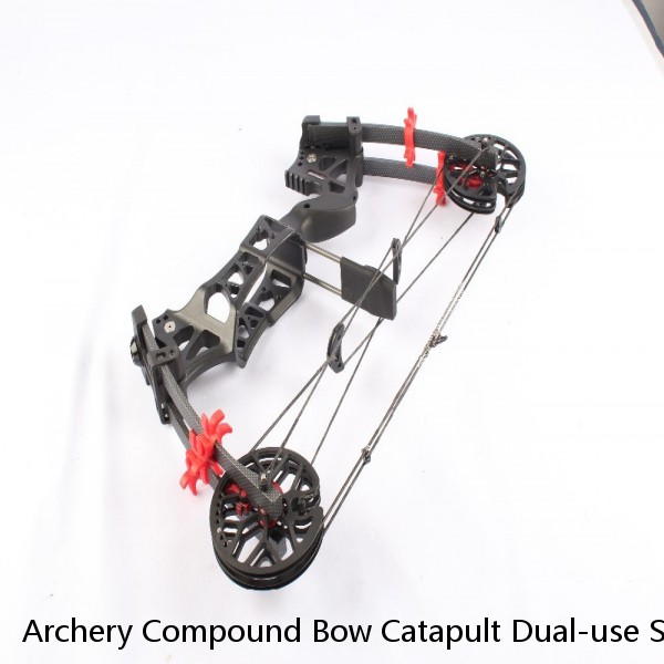 Archery Compound Bow Catapult Dual-use Steel Ball 30-60lbs Hunting RH LH M109E