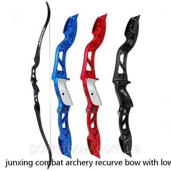 junxing combat archery recurve bow with low draw weight and metal riser F155