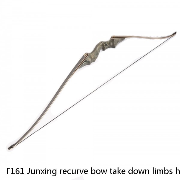 F161 Junxing recurve bow take down limbs hunting recurve bow china wholesale