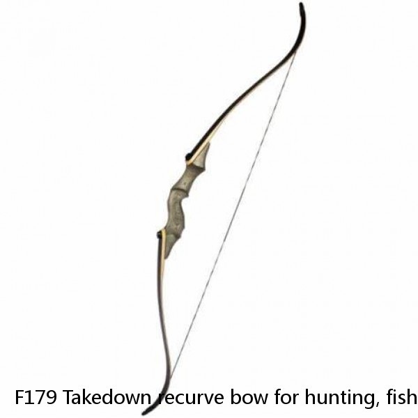 F179 Takedown recurve bow for hunting, fishing bow, bogens