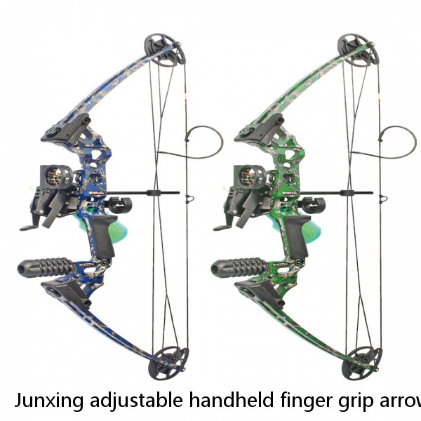 Junxing adjustable handheld finger grip arrow release thumb trigger bow release for hunting archery bow