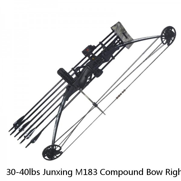 30-40lbs Junxing M183 Compound Bow Right Hand Adjustable Hunting Archery 35" Set