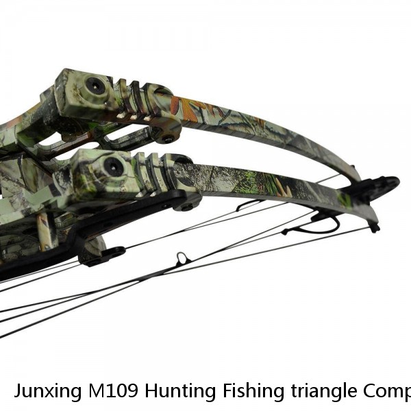 Junxing M109 Hunting Fishing triangle Compound Bow Set for shooting