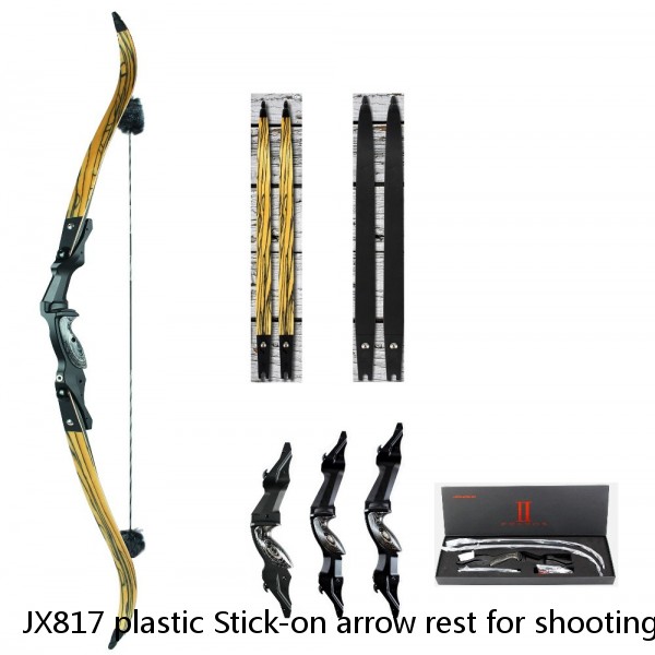 JX817 plastic Stick-on arrow rest for shooting hunting fishing for long recurve compound bow