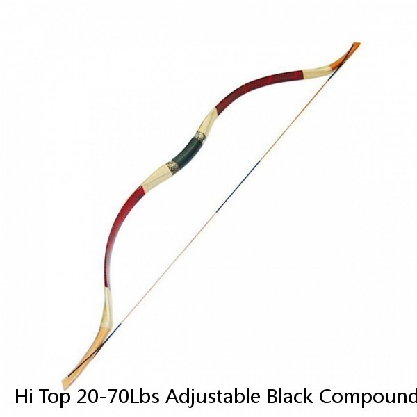 Hi Top 20-70Lbs Adjustable Black Compound Bow Junxing Archery Kit Lieft Hand Bow Youth Compound Bow And Arrow Set