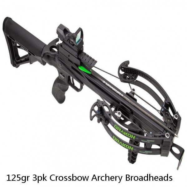 125gr 3pk Crossbow Archery Broadheads